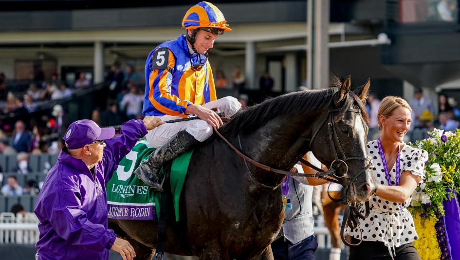 Ryan Moore, Auguste Rodin, Longines Breeders’ Cup Turf, Santa Anita Park, Eclipse Sportswire